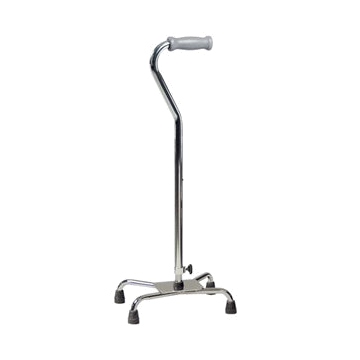 Chrome Aluminum Quad Cane by Graham-Field Inc