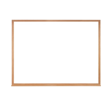Ghent 24" x 36" Non-Magnetic Acrylate Whiteboard with Wood Frame