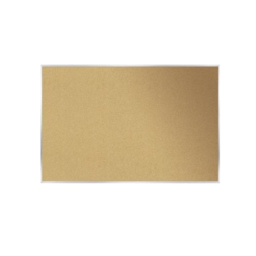 Ghent 4' x 10' Natural Cork Bulletin Board with Aluminum Frame