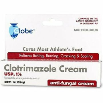 Clotrimazole Cream, 1 oz each by Globe (1, 3 or 6 Pack) - 6 Pack