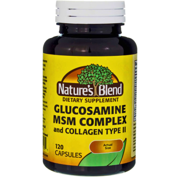 Glucosamine MSM & Collagen Type Ii Complex Tablets 120 Count