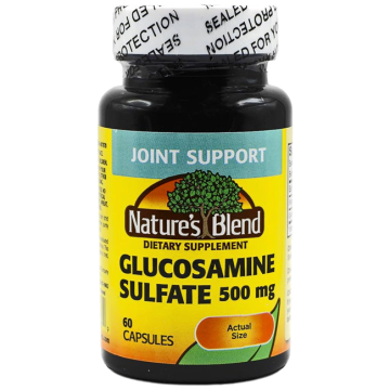 Glucosamine Sulfate 500mg Capsules by Nature's Blend 60 Count
