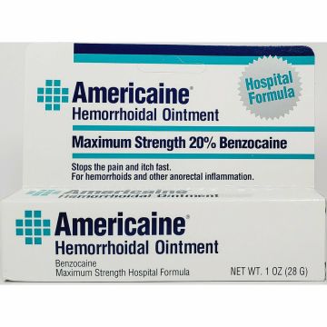 Hemorrhoidal Ointment (Benzocaine) 1 oz by Americaine