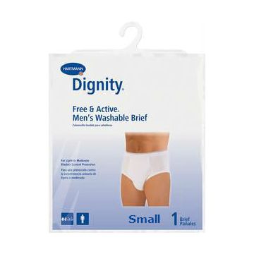 Dignity Free & Active Absorbent Protective Brief & Pantie By Hartmann-Conco - Singles - Small Brief 30 inch - 32 inch
