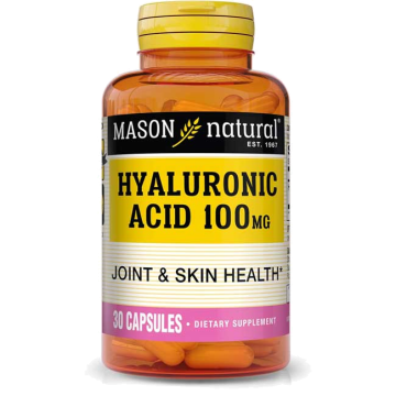 Hyaluronic Acid 100 mg Supplement for Joint, Hair, Skin Anti-Aging, 30 Count