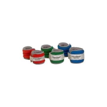 TheraBand Comfort Fit Ankle & Wrist Weight Set - Pair - Red 2 lbs - (two 1 lbs. weights)
