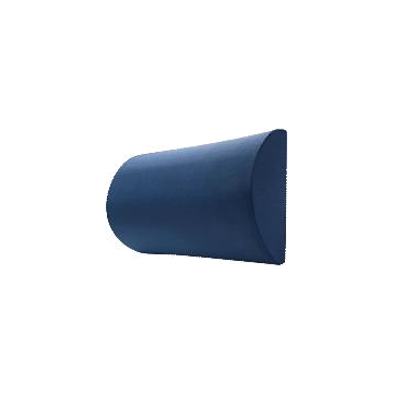 Compressed Posture Support Half Roll Pillow 14-1/2" L x 8" x 4-1/2"