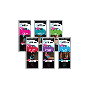 Kinesio Pre-Cut Starter Set With Display (10 Of Each Application)