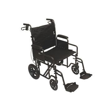 Heavy Duty Transport Chair 12"rear wheel