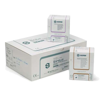 SEIRIN L-Type Acupuncture Needles by Lhasa Oms Inc - Box - 3 Gauge / Blue / 30 mm