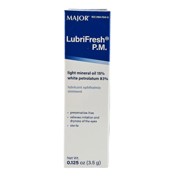 LubriFresh PM Eye Ointment (1, 3, 6 or 12 Pack) by Major - 3 Pack