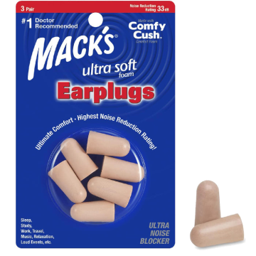 Mack's Ultra Soft Foam Earplugs with 33dB Highest Noise Reduction Rating 20 Count