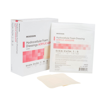 McKesson Acrylic Adhesive with Border Foam Dressing
