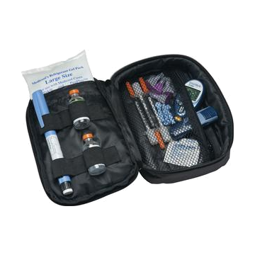 Diabetic Travel Organizer Plus 5" x 6-1/2" x 2-1/2" by Medicool