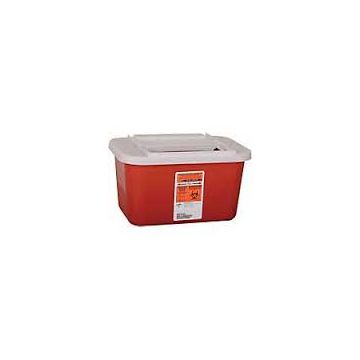 Sharps Container 1 Gallon Red, Wall Free