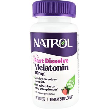 Melatonin 10 mg (Fast Dissolve) 60 Tablets by Natrol