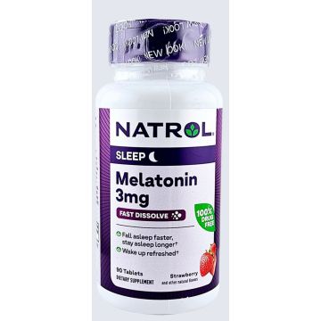 Melatonin 3 mg 90 Fast Dissolve Tablets by Natrol
