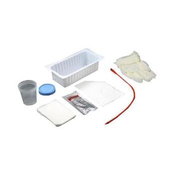 Amsino AMSure® Urethral Tray, With Red Rubber Catheter 14Fr