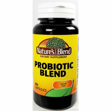 Nature's Blend Probiotic Blend, 100 Capsules