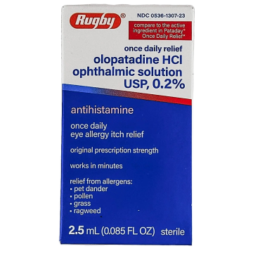 Olopatadine Hydrochloride Ophthalmic Solution 0.2% by Rugby