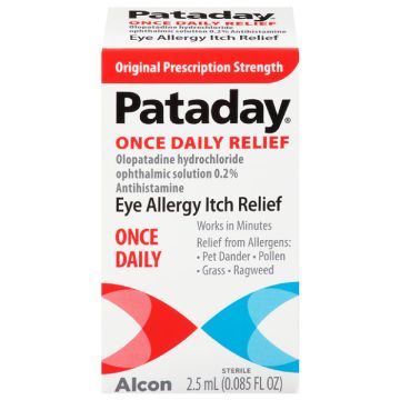 Pataday Once Daily Eye Allergy Itch & Redness Relief Eye Drops 2.5 mL