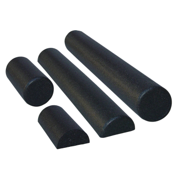 BodySport High Density Foam Rollers - Each, Half Round, ( 6 inch X 12 inch)