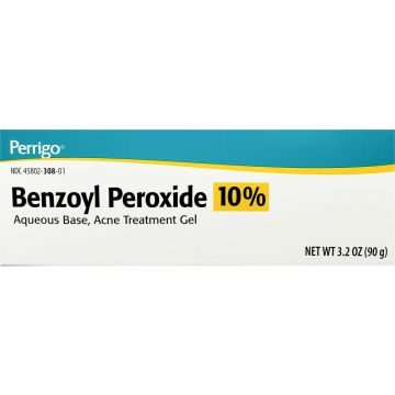 Benzoyl Peroxide 10% Acne Gel, 3.2 oz by Perrigo