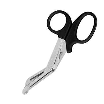 Prestige Medical Nurse Utility Scissor Black, 7-1/2"