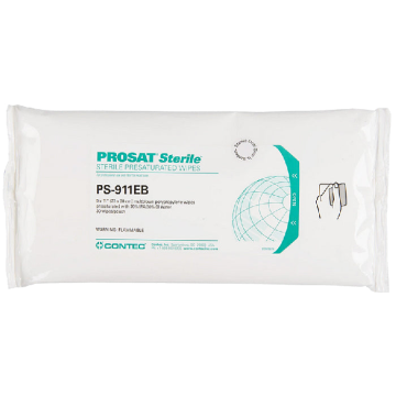 Prosat Sterile Meltblown Polypropylene Wipes Presaturated with 70% IPA and 30% DI water 30 Pack