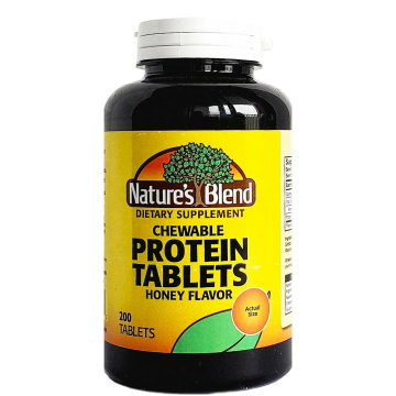 Protein Chewable Tablets 200 Count by Natures Blend