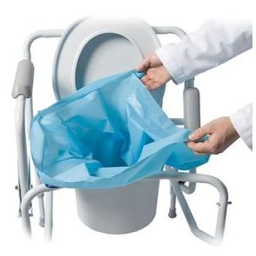 Sani-Bag+ Commode Liner by Cleanwaste - Case of 100
