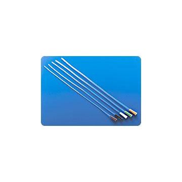 Teleflex Medical FloCath Hydrophilic Coated Intermittent Catheter with Straight Tip by Rusch - 10Fr 16 L / Black / Each