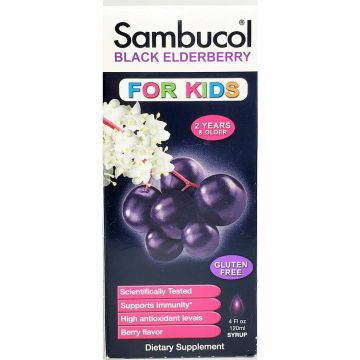 Sambucol Black Elderberry for Kids, 4 fl oz