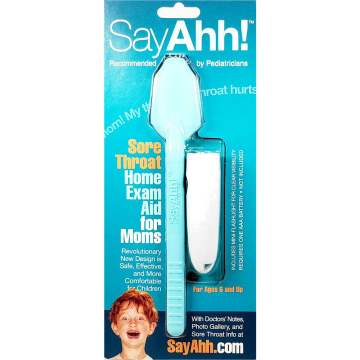 Say Ahh, Sore Throat Home Exam Aid