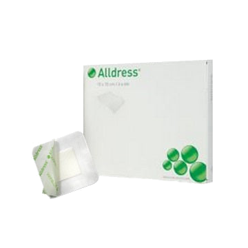 Alldress Absorbent Film Composite Dressing by Molnlycke - 4 X 4 Inch / Sterile / Each