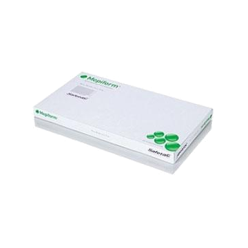 Safetac Self Adherent Soft Silicone Dressing - Box of 5 - Box of 5, 4 inch x 7 inch