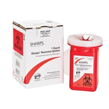 Sharps Compliance Mail-Back Disposal System 1 Quart