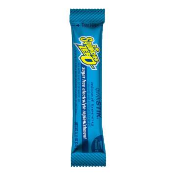 Sqwincher® Quik Stik® Zero Mixed Berry Electrolyte Replenishment Drink Mix