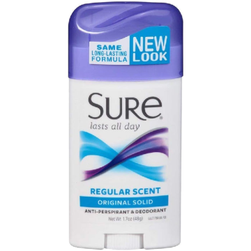Sure Wide Antiperspirant & Deodorant Original Solid Regular Scent