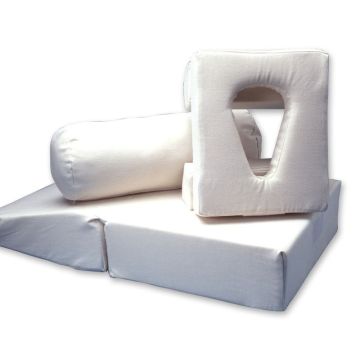 M.A.T. Portable Medical Therapy Body Positioning System by Core Products - Cloth Cover / White