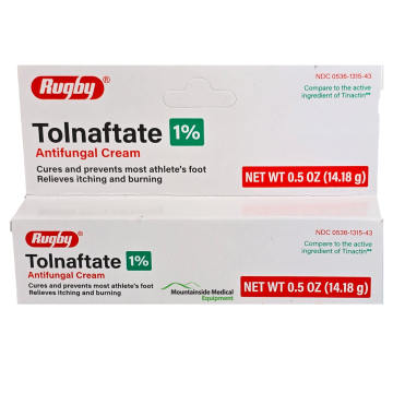 Tolnaftate 1% Antifungal Cream 0.5 oz by Rugby