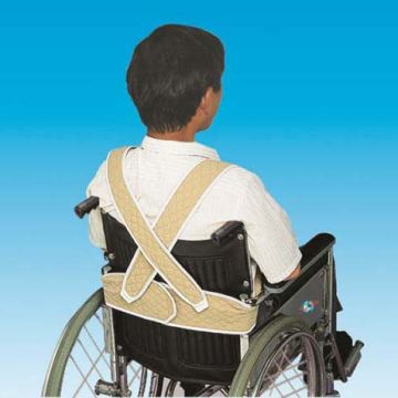 Wheelchair Torso Support by Posey - Each - Large, 60 L X 5 W Inch Waist Strap, 41 X 3 Inch Shoulder Strap.