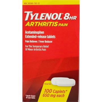 Tylenol 8 hr Arthritis Pain 650 mg (Extended-Release) 100 Caplets
