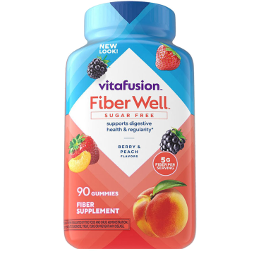 Vitafusion Fiber Well Gummies Sugar-free 90 Count