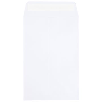 6 x 9 Open End Envelopes with Peel & Seal - White 28lb